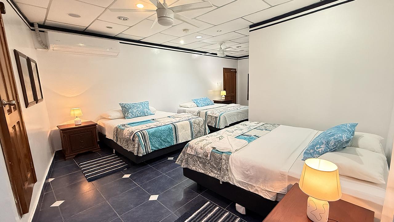 Blue State Room with queen beds