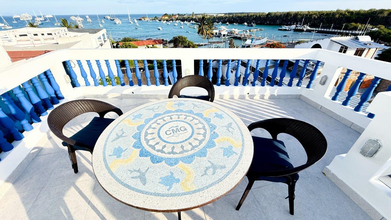 Casa Marina rooftop seating